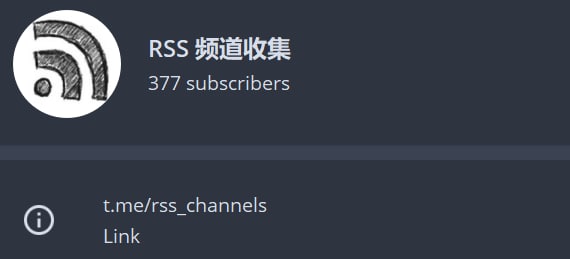 一个专门收集基于 RSS 的新闻资讯类电报频道的频道电报上有不少新闻资讯类频道是通过 RSS2TelegramChannel 实现的