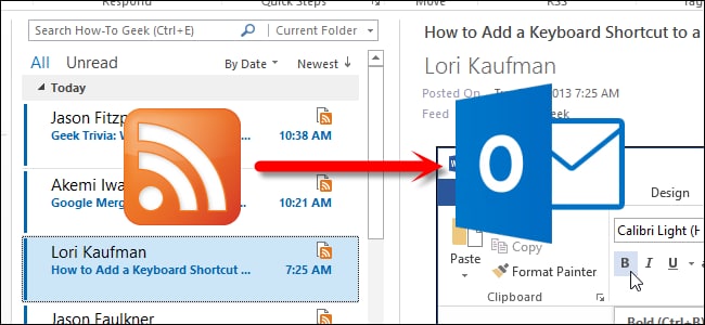 「How to Use Microsoft Outlook as an RSS Feed Reader」此前推送过一篇用 #Outlook 客户端作 #RSS阅读器 的简介，这次来个图文版