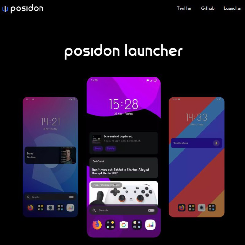 Posidon launcher 