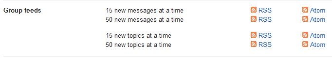 「Google Groups kills RSS support without notice」