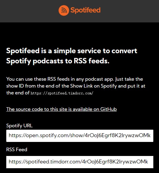 #Spotifeed 