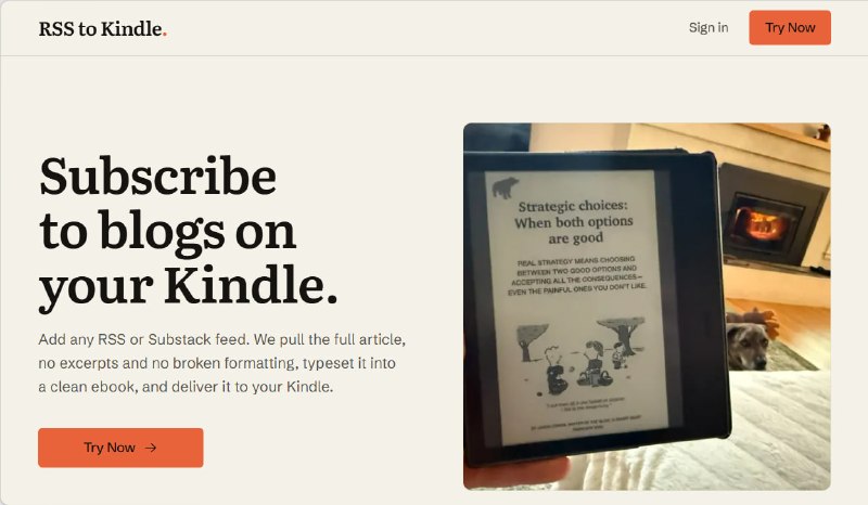 RSStoKindle