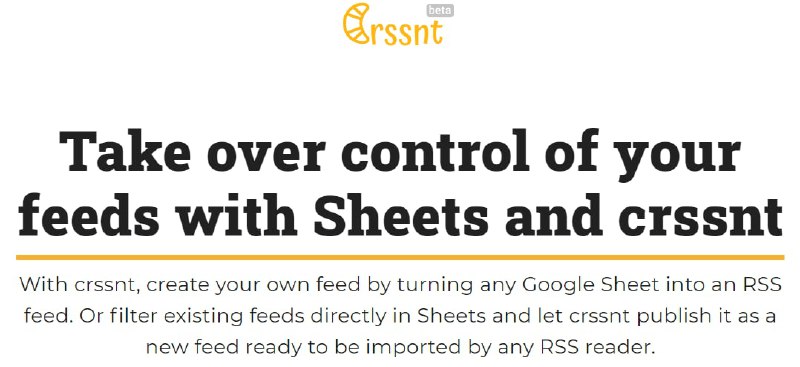 #GoogleSheet2RSS 工具