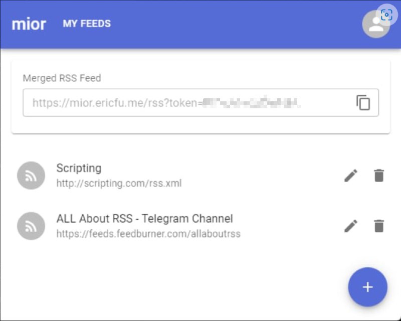 RSS Feeds 合并工具