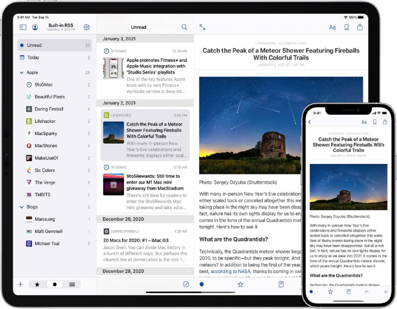 ReadKit 发布了 iOS / iPadOS 版 App#RSS阅读器 #ReadKit for #Mac 发布于 2013 年，时隔 8 年， Ta 家终于出了 ReadKit for #iOS and iPadOS ，标价 25 人民币