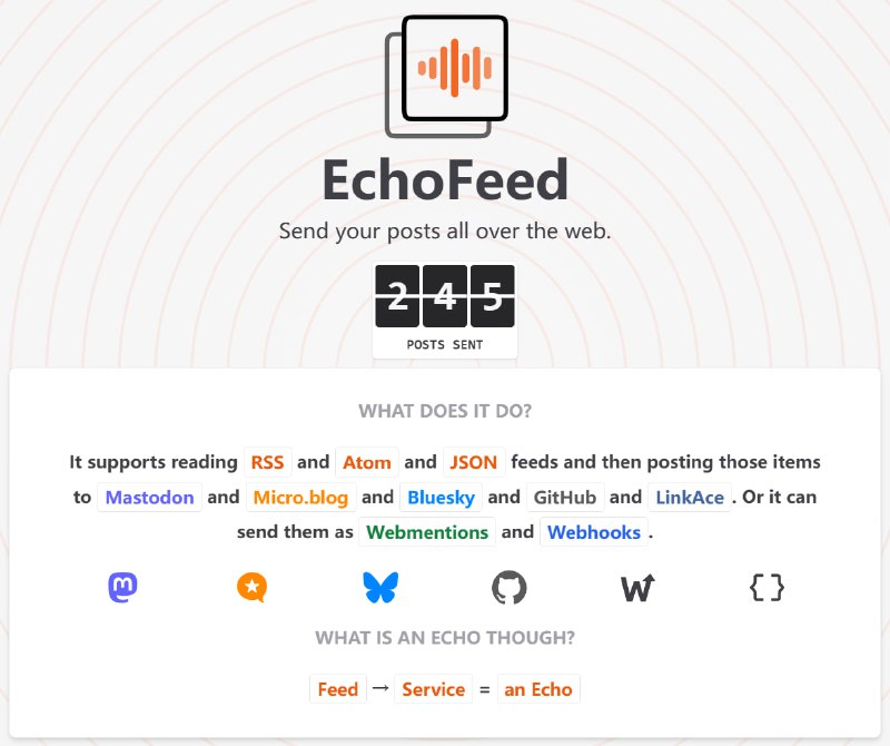 Echofeed